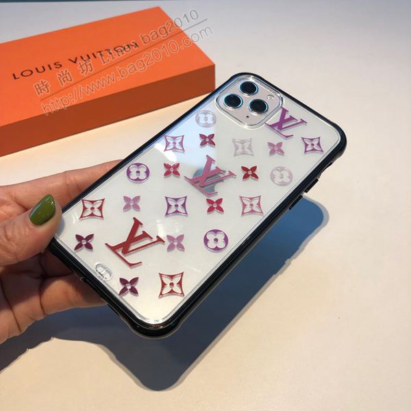 LV手機殼 LV手機套 2020新款 LV漸變花色手機殼 小紅書爆款蘋果手機後套  mmk1108